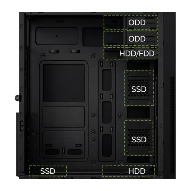 CoolBox - CAJA ATX A780 USB-C 3.2 GEN1 FTE. POWERLINE3 650W 85+ EFICIENCIA