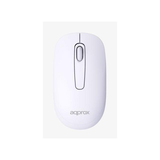 Approx - APPMX420W teclado Ratón incluido Hogar / Oficina RF inalámbrico QWERTY Español Blanco