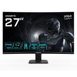 GIGABYTE - GS27FC2 Monitor Gaming Curvo 27" FHD - 1920 x 1080, 240Hz, 1ms, 350 cd/m², HDR Ready, HDMI 2.0, Displayport 1.4