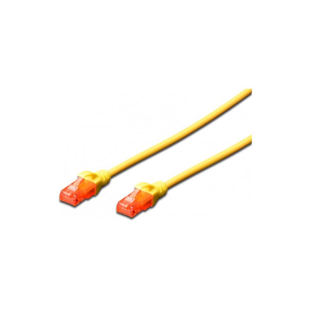 Ewent - IM1029 cable de red Amarillo 5 m Cat6 U/UTP (UTP)