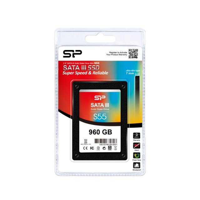 Silicon Power - Slim S55 960 GB 2.5" Serial ATA III TLC