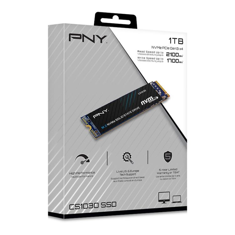 PNY - CS1030 1 TB M.2 PCI Express 3.0 NVMe 3D NAND