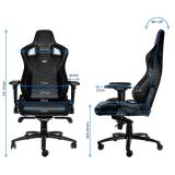 noblechairs - EPIC Silla para videojuegos de PC Asiento acolchado Negro