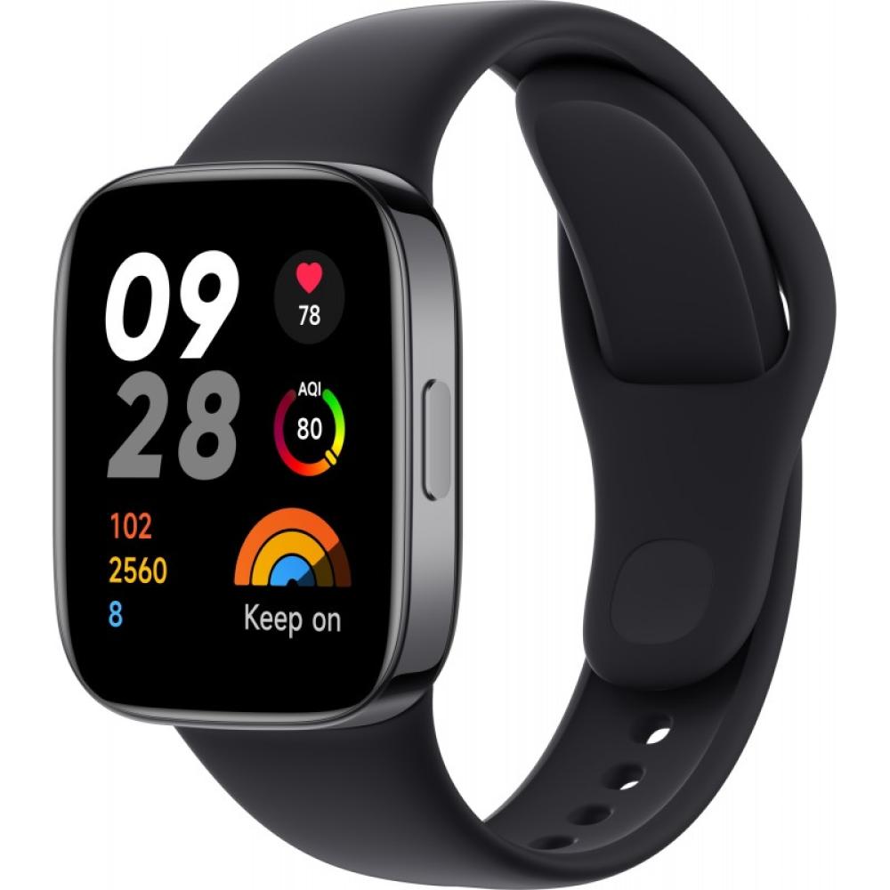 Xiaomi - Redmi Watch 3 4,45 cm (1.75") AMOLED 42 mm Digital 390 x 450 Pixeles Pantalla táctil Negro GPS (satélite)