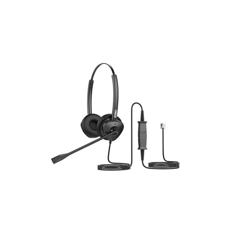 Fanvil - HT302 auricular y casco Auriculares Alámbrico Diadema Oficina/Centro de llamadas USB tipo A Negro