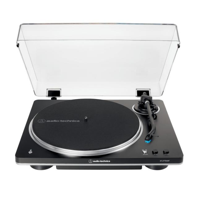 Audio-Technica - AT-LP70XBT Tocadiscos de tracción por correa Negro, Plata Totalmente automático