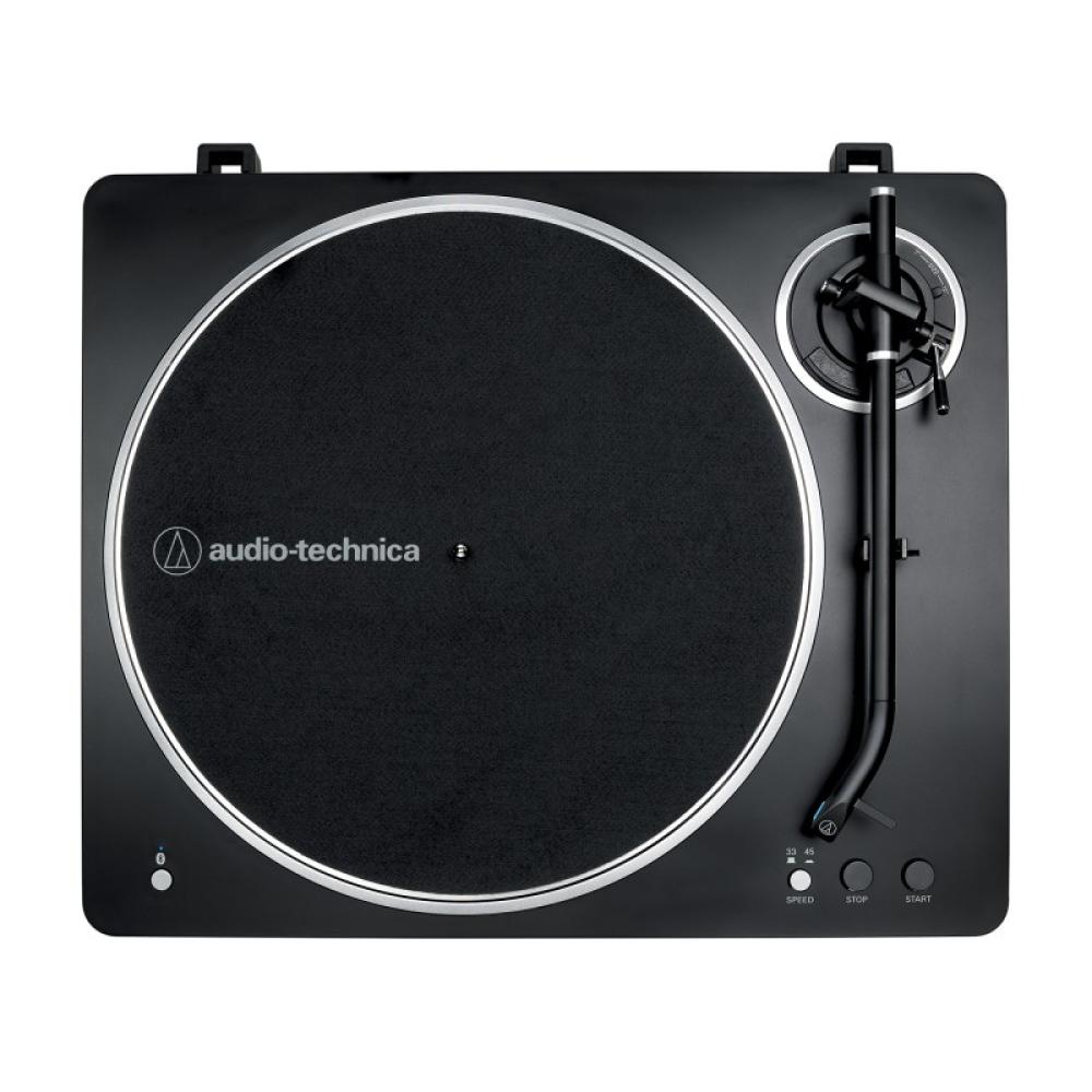 Audio-Technica - AT-LP70XBT Tocadiscos de tracción por correa Negro, Plata Totalmente automático