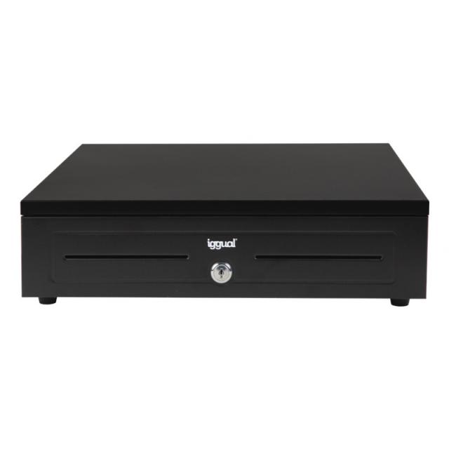 iggual - Cajón portamonedas IRON-HD 41cm 5+8 negro