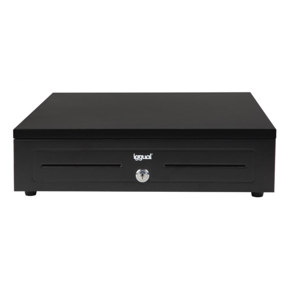 iggual - Cajón portamonedas IRON-HD 41cm 5+8 negro