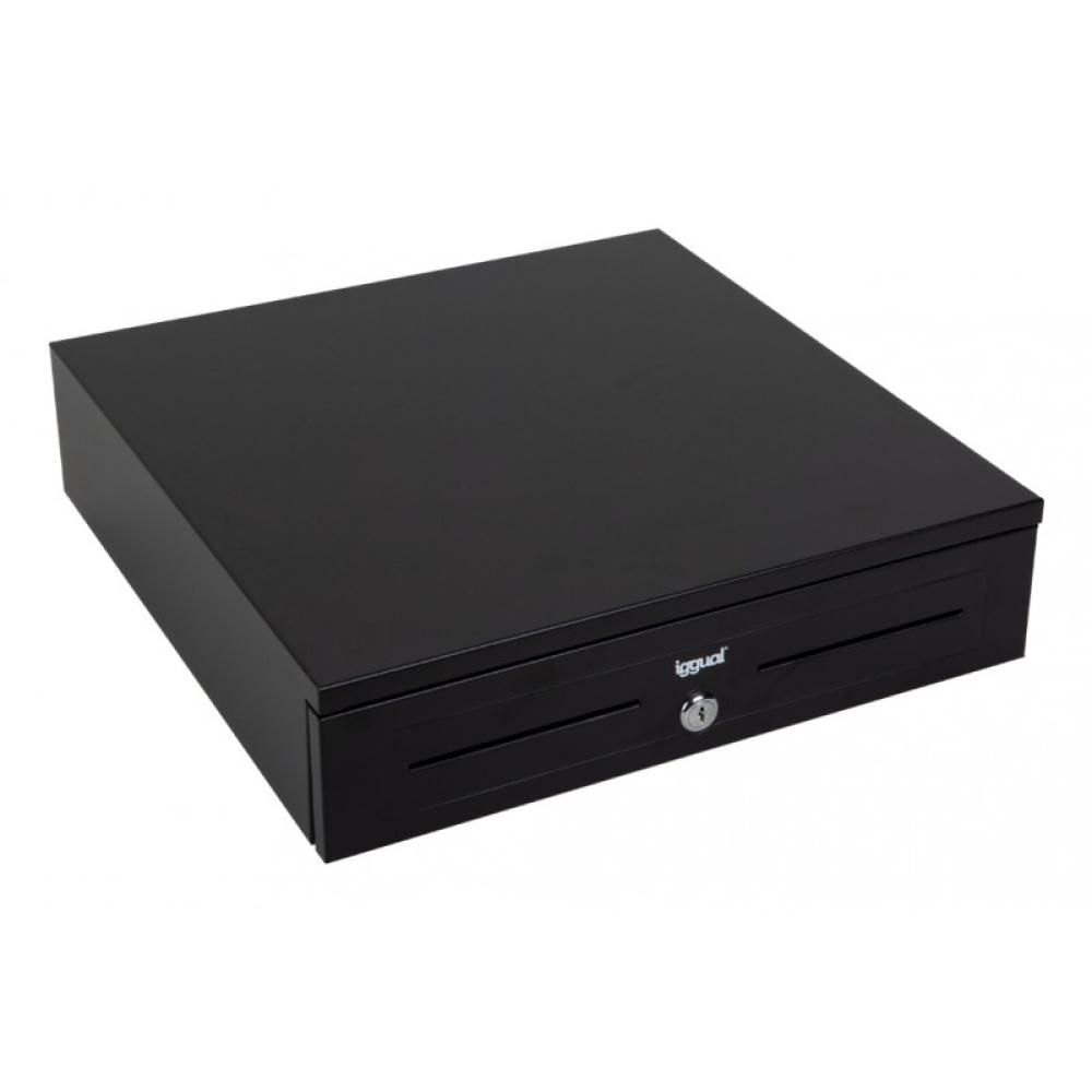 iggual - Cajón portamonedas IRON-HD 41cm 5+8 negro