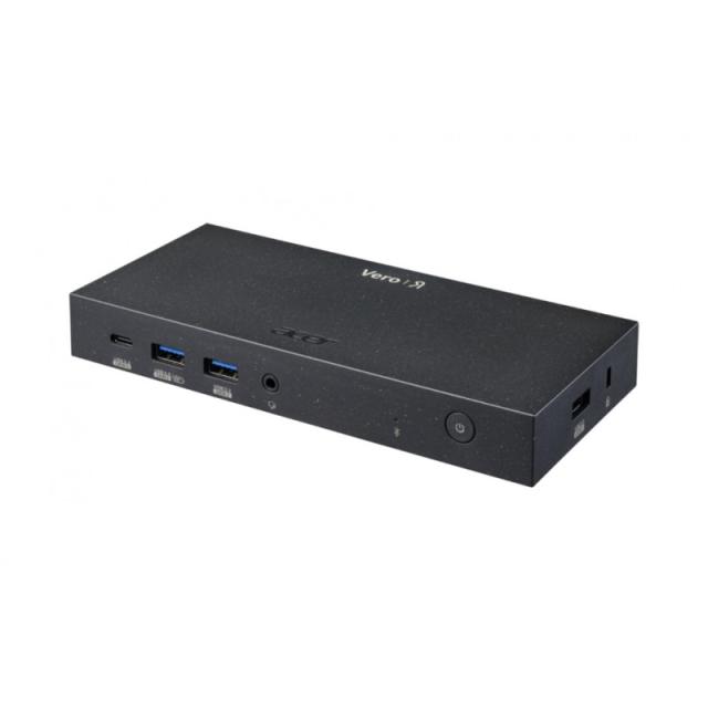 Acer - Vero MST Dock M33 100W PD - Black EU (Retail pack) Alámbrico USB 3.2 Gen 2 (3.1 Gen 2) Type-C Negro