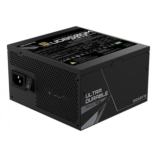 GIGABYTE - UD850GM PG5 V2 Fuente de Alimentación – PCIe Gen 5.1, 80 PLUS Gold, Diseño completamente modular, Ventilador de 120 m