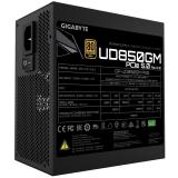 GIGABYTE - UD850GM PG5 V2 Fuente de Alimentación – PCIe Gen 5.1, 80 PLUS Gold, Diseño completamente modular, Ventilador de 120 m