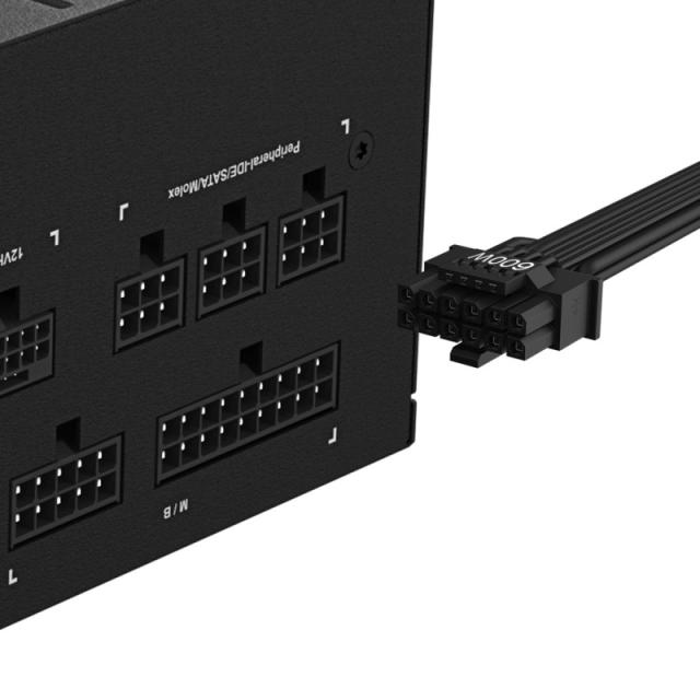 GIGABYTE - UD850GM PG5 V2 Fuente de Alimentación – PCIe Gen 5.1, 80 PLUS Gold, Diseño completamente modular, Ventilador de 120 m