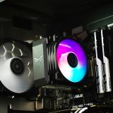 Jonsbo - CR-1200E sistema de refrigeración para ordenador Procesador Disipador térmico/Radiador 9,2 cm Negro 1 pieza(s)