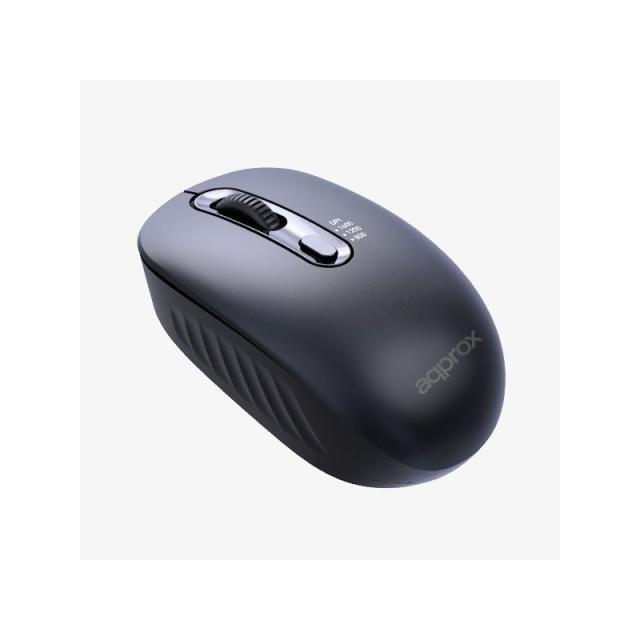 Approx - APPXM200 ratón Hogar RF inalámbrico Óptico 1600 DPI