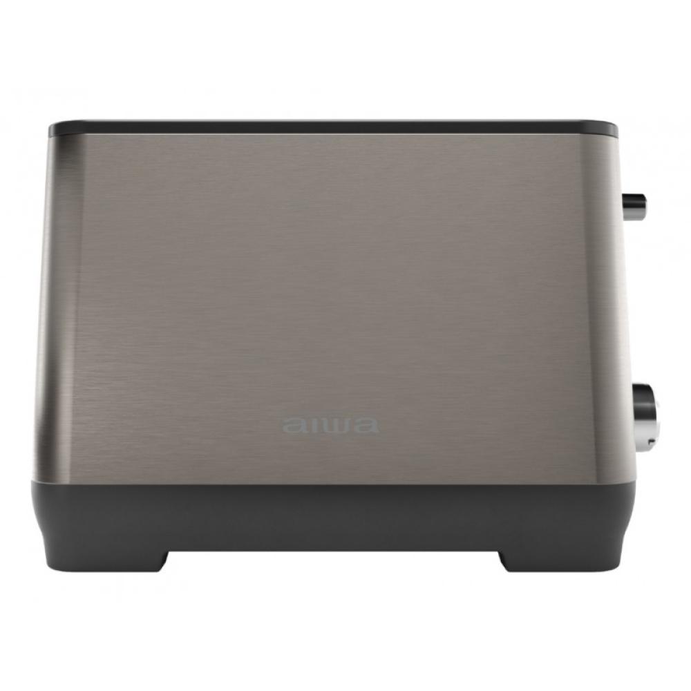 Aiwa - KOTAN 7 2 rebanada(s) 1000 W Negro, Acero inoxidable