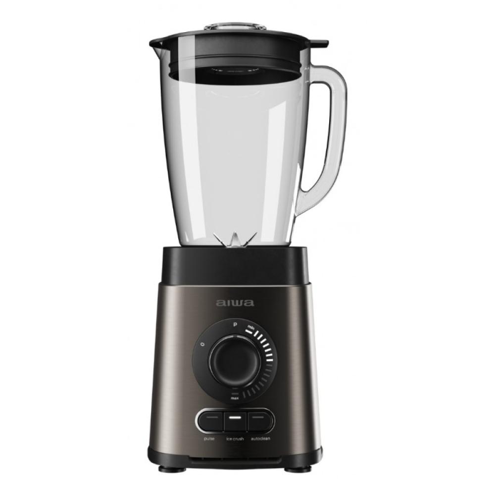 Aiwa - SABERU 1,8 L Batidora de vaso 1800 W Negro, Bronce