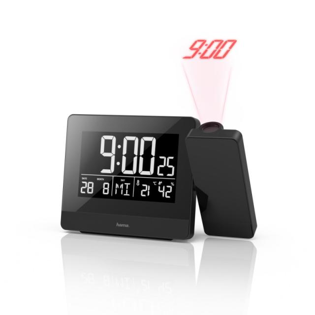 Hama - Plus Charge Reloj despertador digital Negro