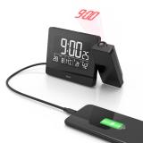 Hama - Plus Charge Reloj despertador digital Negro