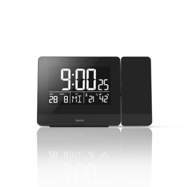 Hama - Plus Charge Reloj despertador digital Negro