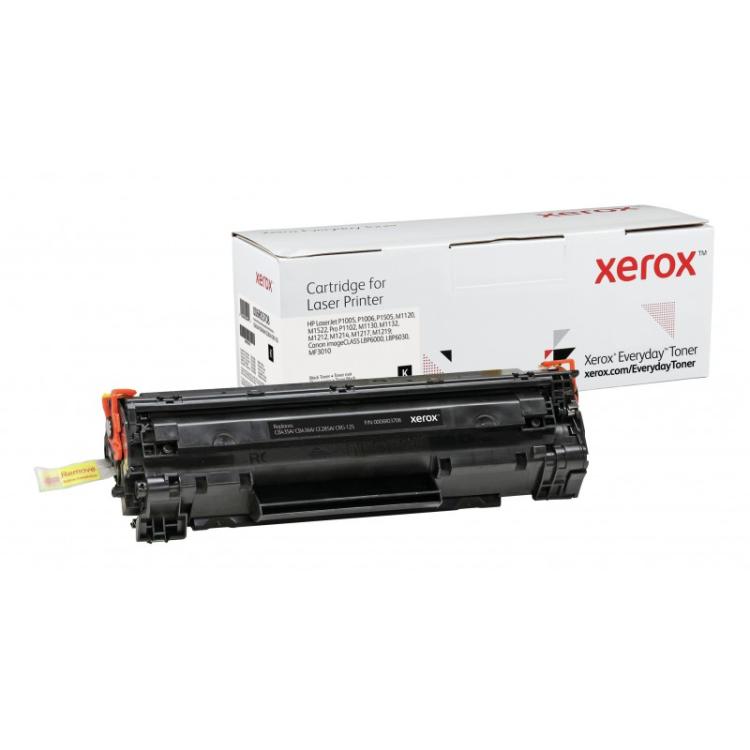 Xerox - Everyday Toner Everyday™Negro di Xerox compatibile con HP 35A 36A 85A (CB435A/ CB436A/ CE285A), Capacidad estándar