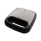 Aiwa - TETSU sandwichera 750 W Acero inoxidable, Negro