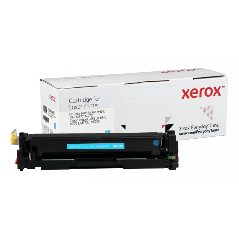 Xerox - Everyday Toner Everyday™Cian di Xerox compatibile con HP 410A (CF411A), Capacidad estándar