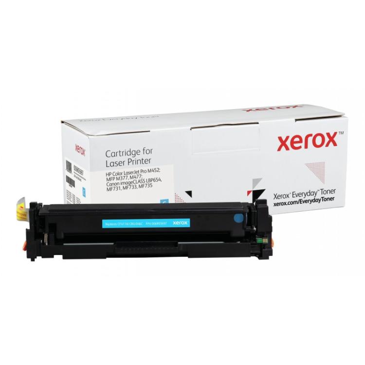 Xerox - Everyday Toner Everyday™Cian di Xerox compatibile con HP 410A (CF411A), Capacidad estándar