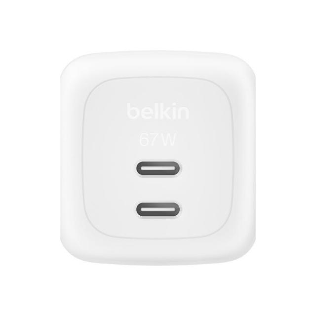 Belkin - WCH020KQWH cargador de dispositivo móvil Universal Blanco Corriente alterna Carga rápida Interior