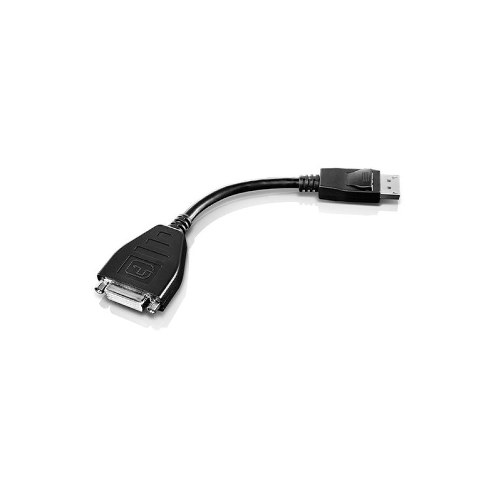 Lenovo - 45J7915 adaptador de cable de vídeo 0,2 m DVI-D DisplayPort Negro