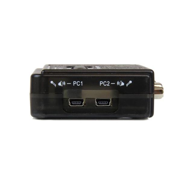 StarTech.com - Juego de Conmutador KVM de 2 puertos con todo incluido - USB - Audio y Vídeo VGA