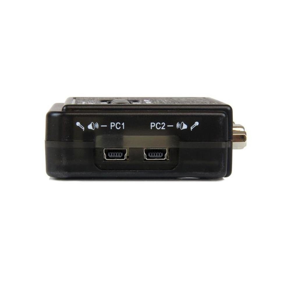 StarTech.com - Juego de Conmutador KVM de 2 puertos con todo incluido - USB - Audio y Vídeo VGA
