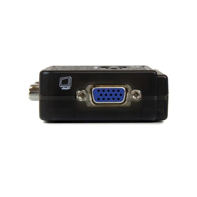 StarTech.com - Juego de Conmutador KVM de 2 puertos con todo incluido - USB - Audio y Vídeo VGA