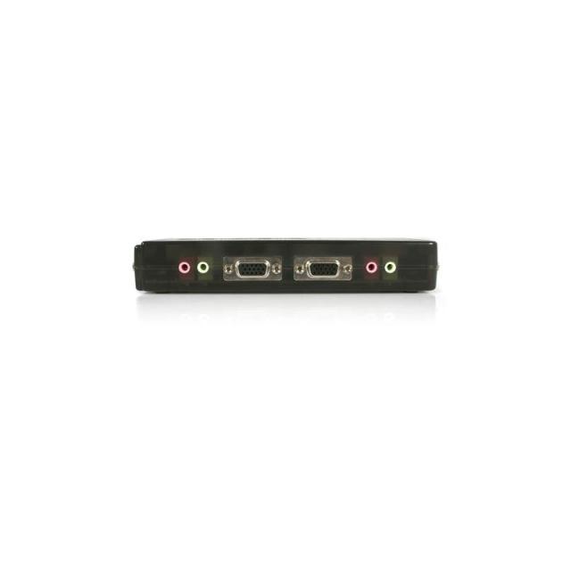 StarTech.com - Juego de Conmutador Switch KVM 4 Puertos Vídeo VGA USB 2.0 con Cables y Audio