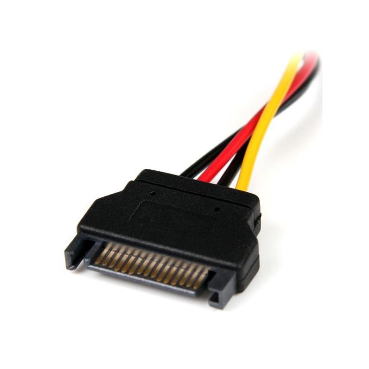 StarTech.com - Cable de Alimentación de 15cm Adaptador Molex LP4 a SATA - Hembra a Macho