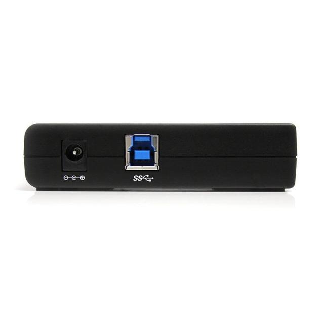 StarTech.com - Adaptador Concentrador Hub Ladrón USB 3.0 Super Speed 4 Puertos Salidas PC Mac - Negro