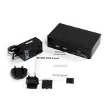 StarTech.com - Conmutador Switch KVM - 2 puertos USB 2.0 - Audio Vídeo DVI