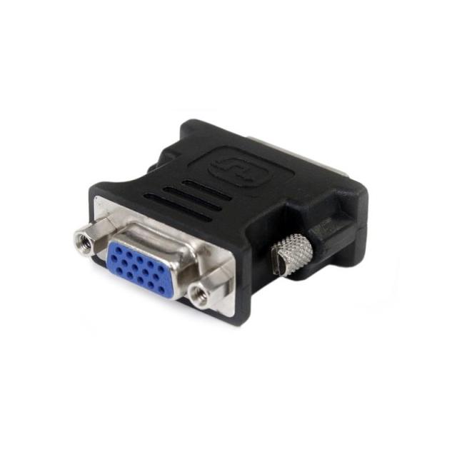 StarTech.com - Adaptador Conversor DVI-I a VGA - DVI-I Macho - HD15 Hembra - Negro