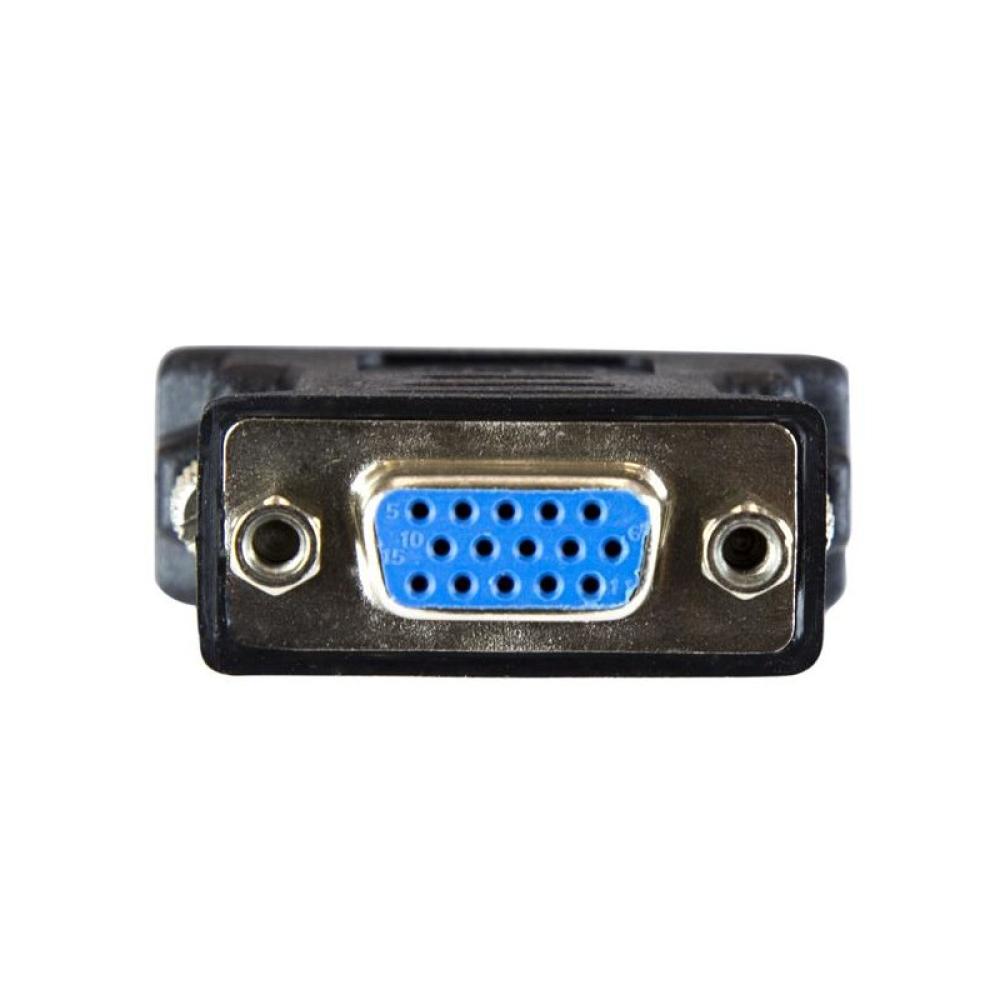 StarTech.com - Adaptador Conversor DVI-I a VGA - DVI-I Macho - HD15 Hembra - Negro