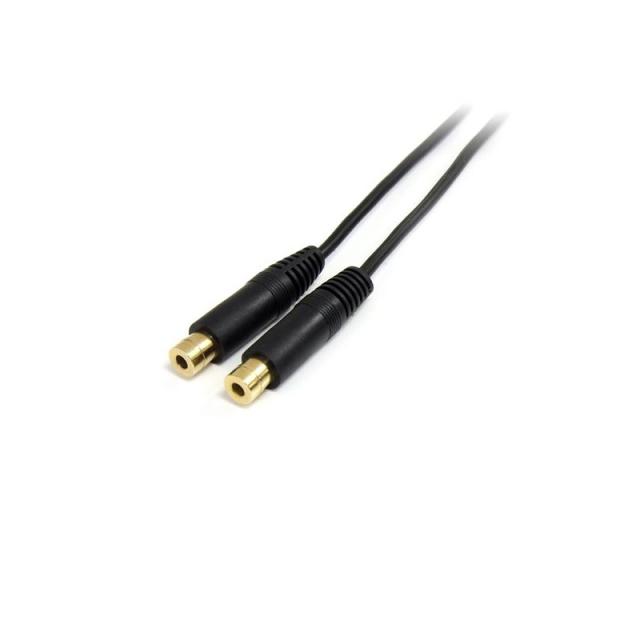 StarTech.com - Cable 15cm Audio Splitter Divisor de Auriculares Mini-Jack 3,5mm Estéreo Macho a 2x Hembra