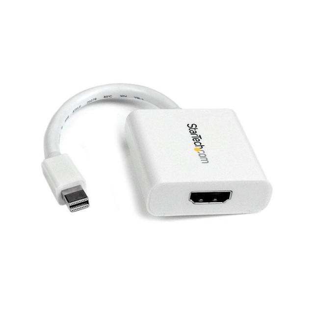 StarTech.com - Adaptador Conversor de Vídeo Mini DisplayPort DP a HDMI - 1920x1200 - Pasivo - Blanco