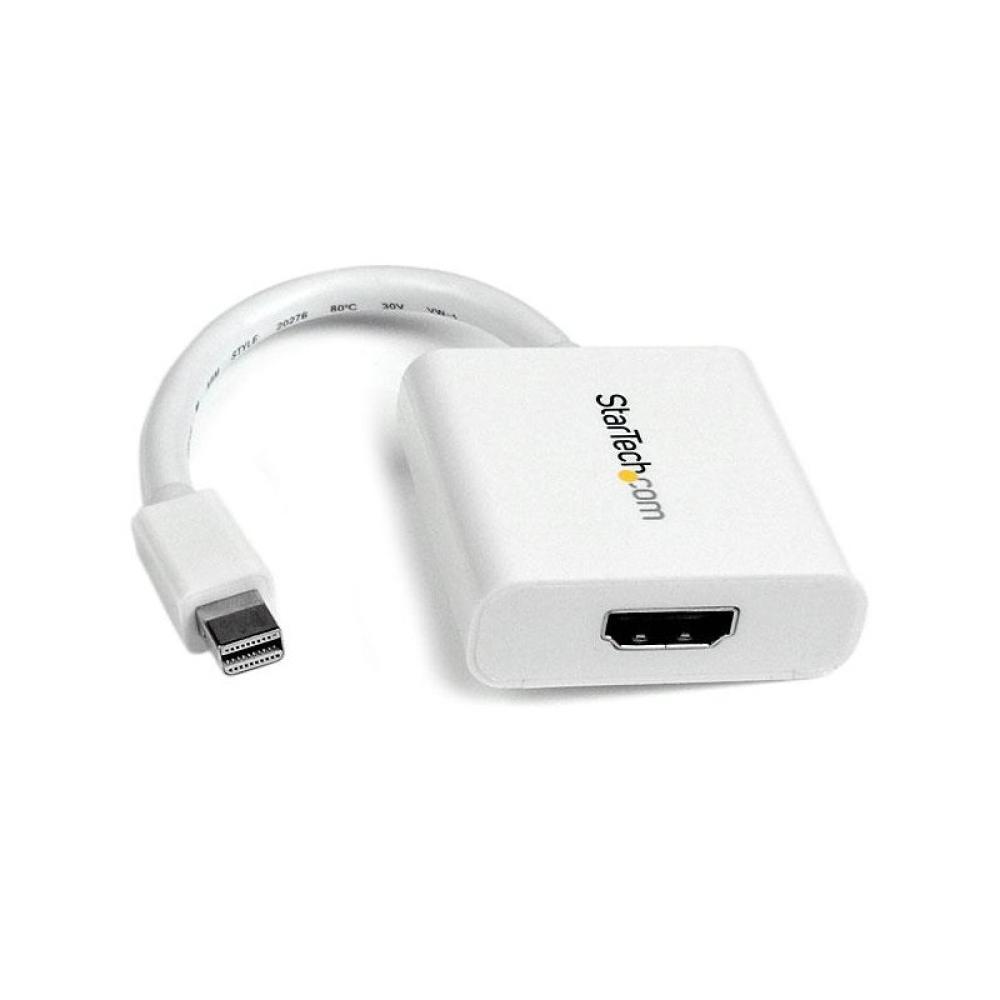 StarTech.com - Adaptador Conversor de Vídeo Mini DisplayPort DP a HDMI - 1920x1200 - Pasivo - Blanco