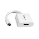 StarTech.com - Adaptador Conversor de Vídeo Mini DisplayPort DP a HDMI - 1920x1200 - Pasivo - Blanco