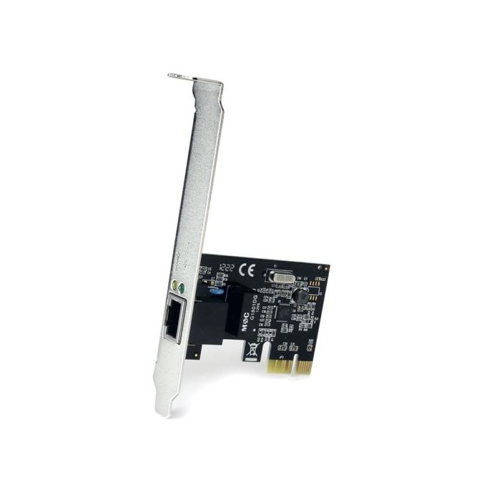 StarTech.com - Adaptador Tarjeta de Red NIC PCI Express PCI-e de 1 Puerto Gigabit Ethernet - 1x RJ45 Hembra - Perfil Doble