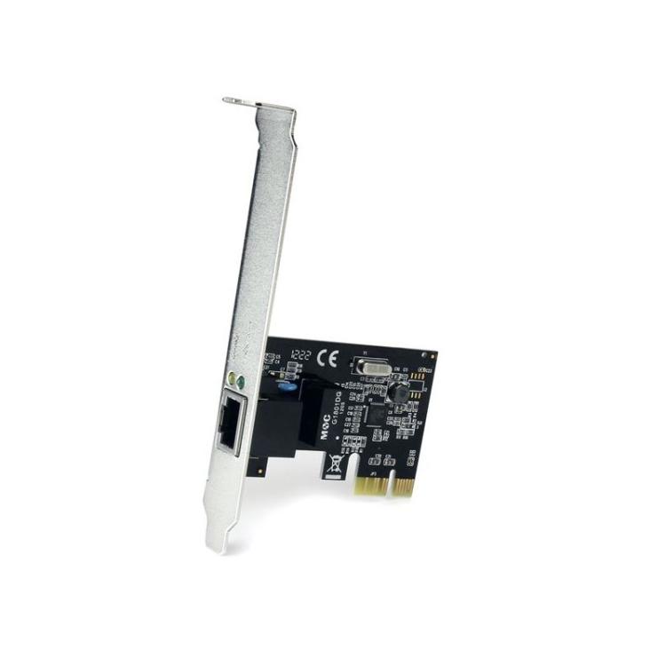 StarTech.com - Adaptador Tarjeta de Red NIC PCI Express PCI-e de 1 Puerto Gigabit Ethernet - 1x RJ45 Hembra - Perfil Doble