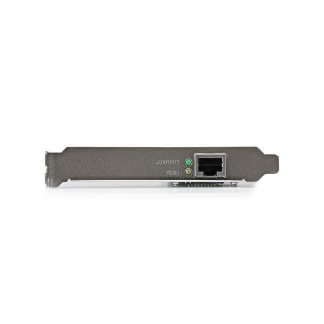 StarTech.com - Adaptador Tarjeta de Red NIC PCI Express PCI-e de 1 Puerto Gigabit Ethernet - 1x RJ45 Hembra - Perfil Doble