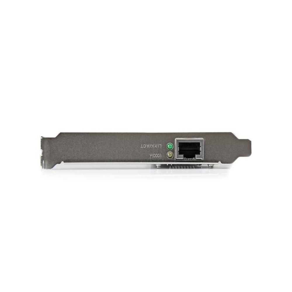 StarTech.com - Adaptador Tarjeta de Red NIC PCI Express PCI-e de 1 Puerto Gigabit Ethernet - 1x RJ45 Hembra - Perfil Doble