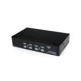 StarTech.com - Conmutador Switch Profesional KVM 4 Puertos Vídeo VGA - USB - Hasta 1920x1440