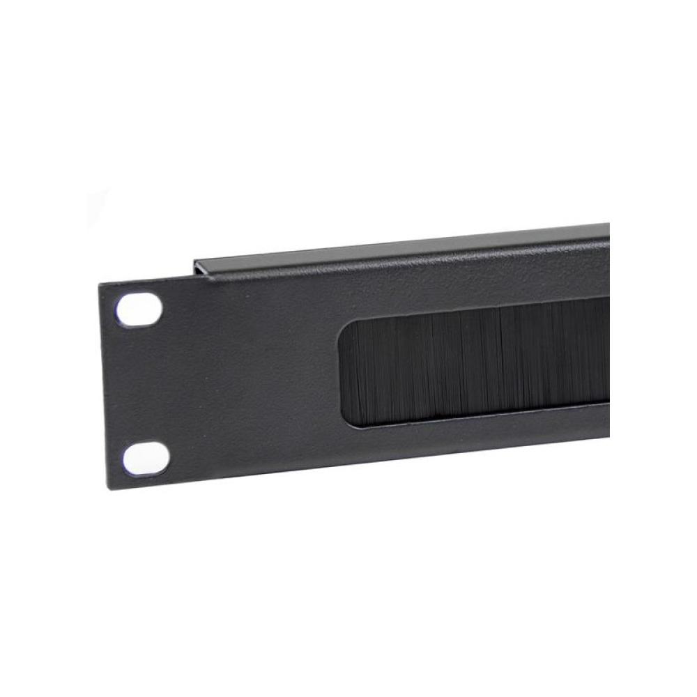 StarTech.com - Panel Pasacables con Cepillo para Armario Rack de Servidores 1U - Organizador de Cableado de Peine